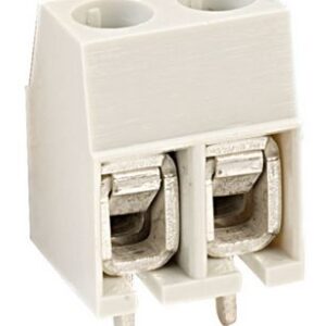 PCB Screw Terminal Block 24A 2-way 5mm Pitch Grey