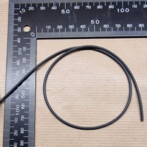 Silicon Rubber Tubing Black (metre length)