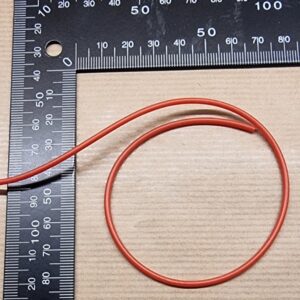 Silicon Rubber Tubing Red (metre length)