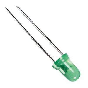 LED 3mm Green 12V (built in resistor)
