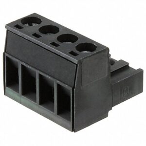 System Plug Black 4-way Lenz for 'RSPQ' socket (3.81mm Pitch)