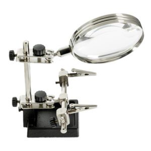 Heavy Duty Helping Hands with Glass Magnifier (73861)