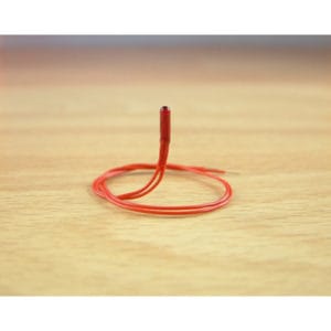 Bulb Grain of wheat (3mm) 12v RED