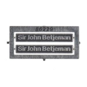 Class 86 N Nameplate Sir John Betjeman PAIR