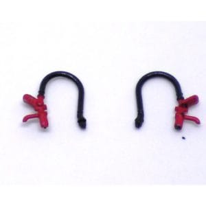 Class 68 OO Long Pipe Red PAIR