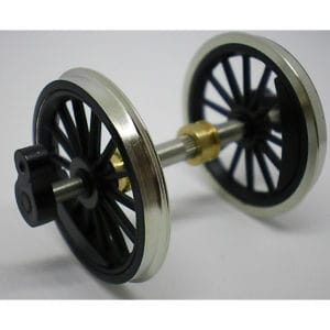 Class 08 O Wheelset Black Non-geared