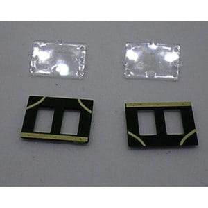 Class 122 OO Headcode Green PAIR