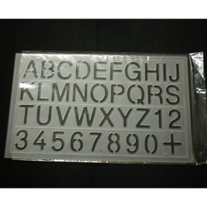 Lettering Stencil 20mm