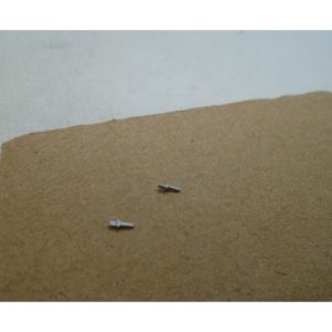 Terrier OO Lamp Iron PAIR Silver