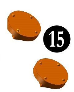 Terrier OO Vent Blanking Plates PAIR