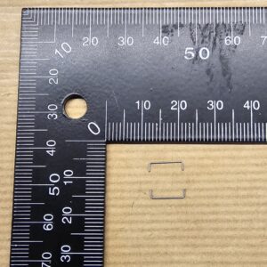 D Class OO Handrail Short Silver PAIR