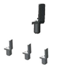 Large Prairie OO Lamp Bracket Set