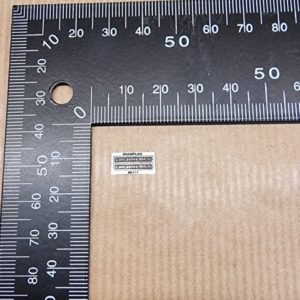 Class 86 N Nameplate Lancashire Witch PAIR