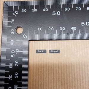 Class 68 OO Nameplate Rapid PAIR