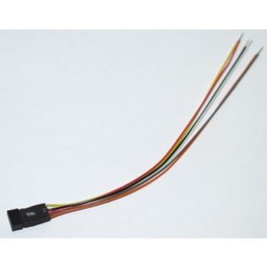 6 pin NEM 651 SOCKET with cable DCC coded