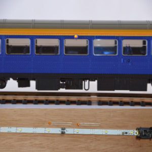 TrainTech CL24 Coach Lighting Strip Cool White + Amber Doors