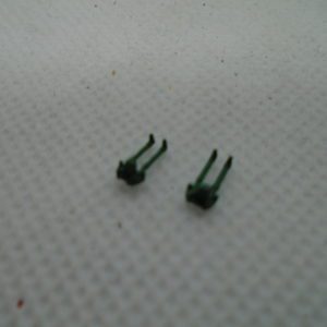 Class 73 OO Rigid Pipe Green PAIR