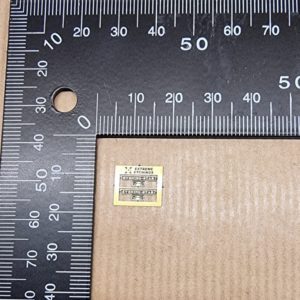 9F N Nameplate Fret Evening Star