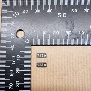 43xx Mogul OO Number Plate PAIR 7310