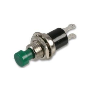 Push Button Switch Mini Green Normally Open