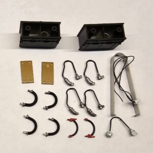Class 121 / 122 O Accessory Pack Small Panel (Red Pipe Ends)