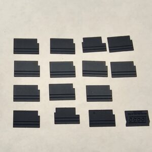 Class 121 / 122 O Door Lock Panel Set Blue