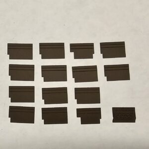 Class 121 / 122 O Door Lock Panel Set Brown