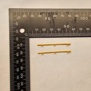 Class 121 / 122 O Handrail PAIR Yellow (No Ends)