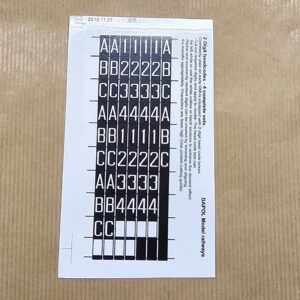 Class 121 / 122 O Destination Blind 2-digit (Type 2)