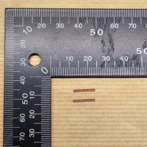 A4 N Nameplate "Empire of India" PAIR