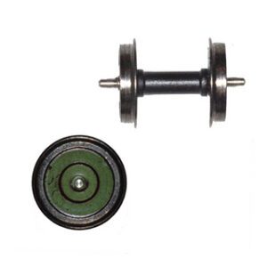 A3 / A4 N Wheel & Axle Set Green Tender