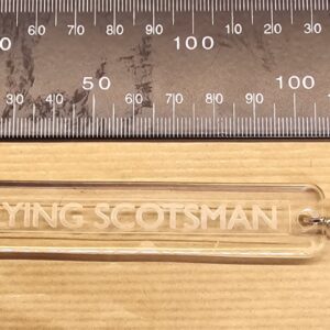 Acrylic "Flying Scotsman" Key Ring