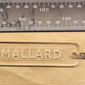 Acrylic "Mallard" Key Ring