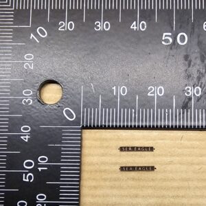 A4 N Nameplate "Sea Eagle" PAIR