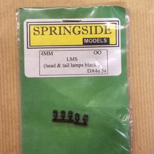 Springside Models 4mm LMS Head & Tail Lamps Black (5)
