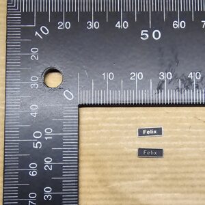 Class 68 OO Nameplate Felix PAIR