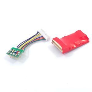 Gaugemaster DCC97 8fn Pro Ruby Series 8-Pin decoder with harness