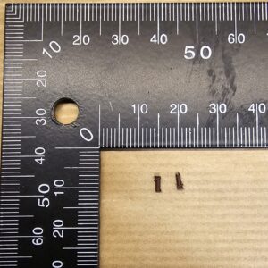 Railcar OO Lamp Bracket Chocolate PAIR