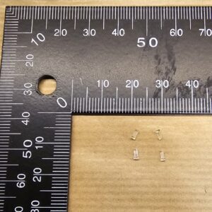 Railcar OO Light Pipe Clear 2 PAIRS