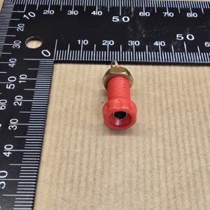 Panel Mount Socket 4mm Red
