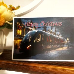 Christmas Card Futuristic