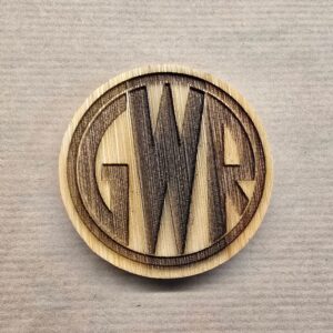Bamboo Fridge Magnet Bottle Opener - GWR Logo (Made to Order)
