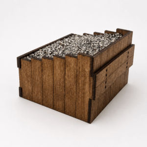 Wooden Buffer Stop Sleeper-Built with Ballast O Scale - Made to Order