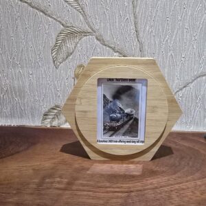 Rare Vintage Railway Themed Card in Display Frame - The original "Northern Belle" 1930s