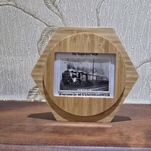 Rare Vintage Railway Themed Card in Display Frame - The Scot Class "Royal Scott" 6139