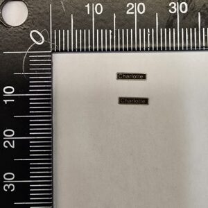 Class 67 N Charlotte Name Plate