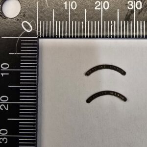 78xx Manor N Nameplate "Draycott Manor" PAIR