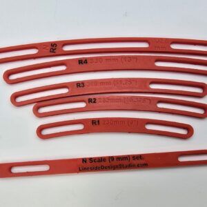 Track Guide Templates N Gauge from Lineside Design Studio