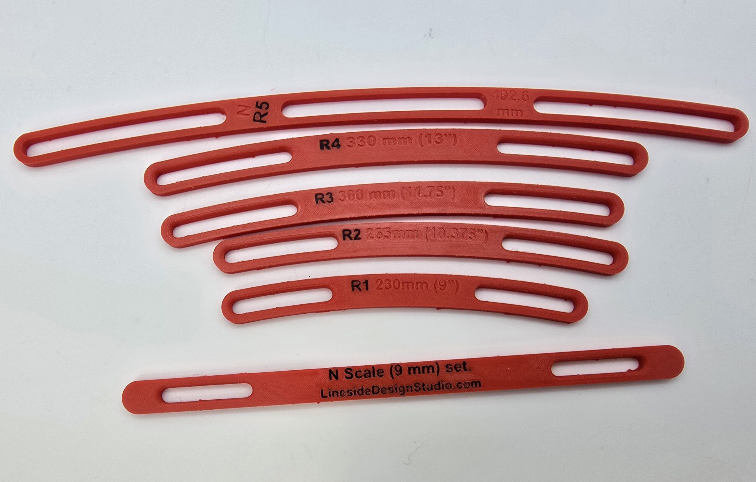 Track Line Guide Track Guide Templates N Gauge from Lineside Design Studio - In-Gauge ...