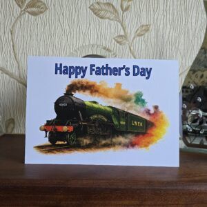 Father's Day Card A3 'Colour Smoke'